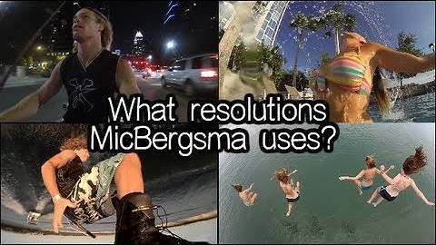 What Resolutions MicBergsma Uses? Hero2 / Hero3 - GoPro Tip #205
