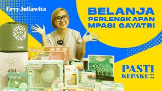 Belanja MPASI Gayatri | Kebutuhan MPASI PASTI KEPAKE