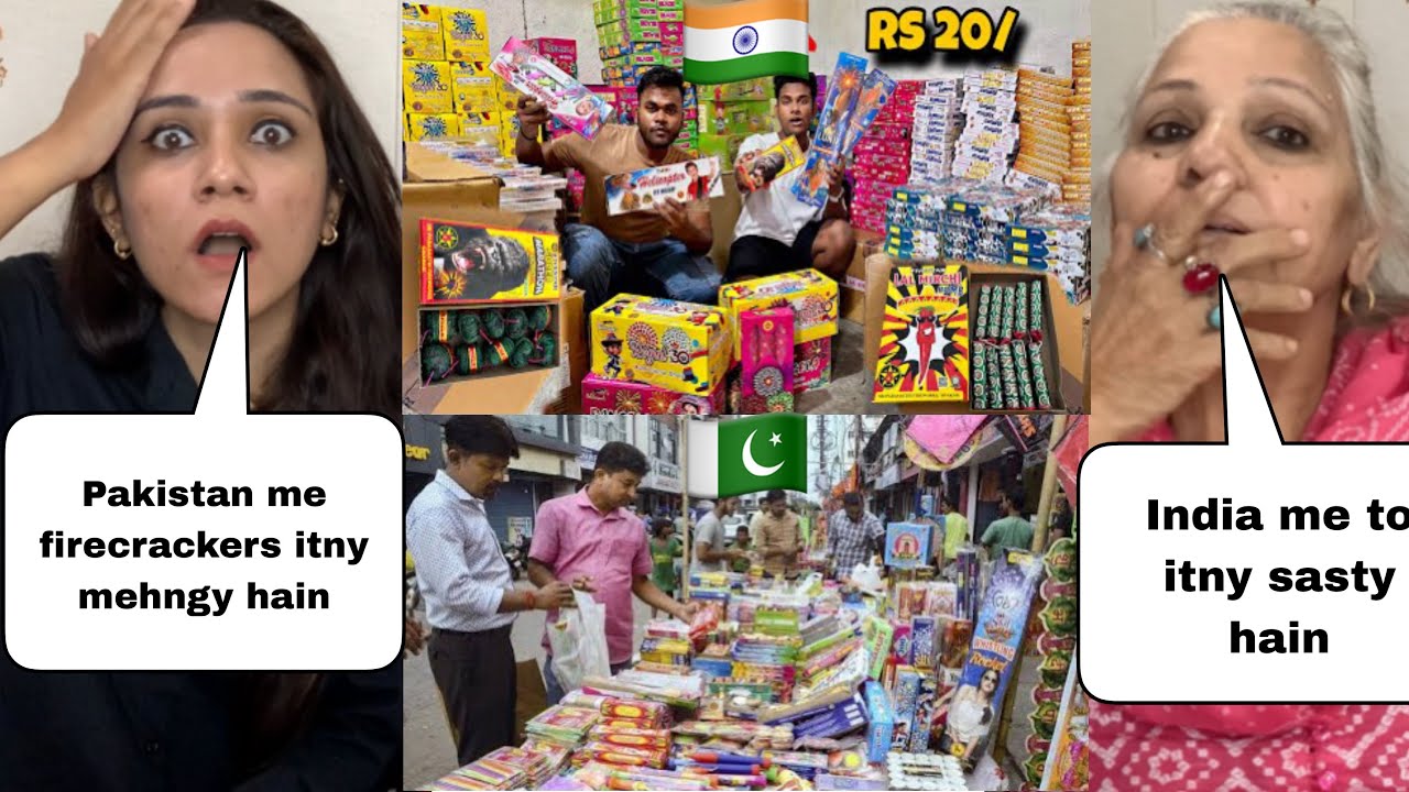 Diwali Crackers Market in India 🇮🇳 VS Diwali Crackers Market in ...
