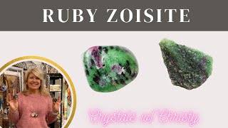 Ruby Zoisite - Crystals With Christy