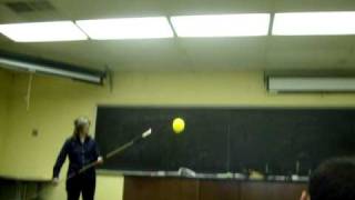 Hydrogen gas balloon in class