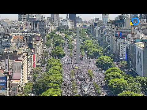 La caravana de Argentina campeón - Qatar 2022