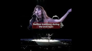 Swifties traditions during the eras tour #taylorswift #swifties #erastour #fyp #viral #swifttok #ts
