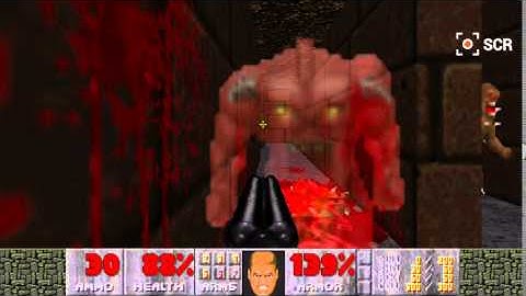 Brutal DooM 2 (v20) on nVidia Shield Portable (Android 4.4.2) with D-Touch