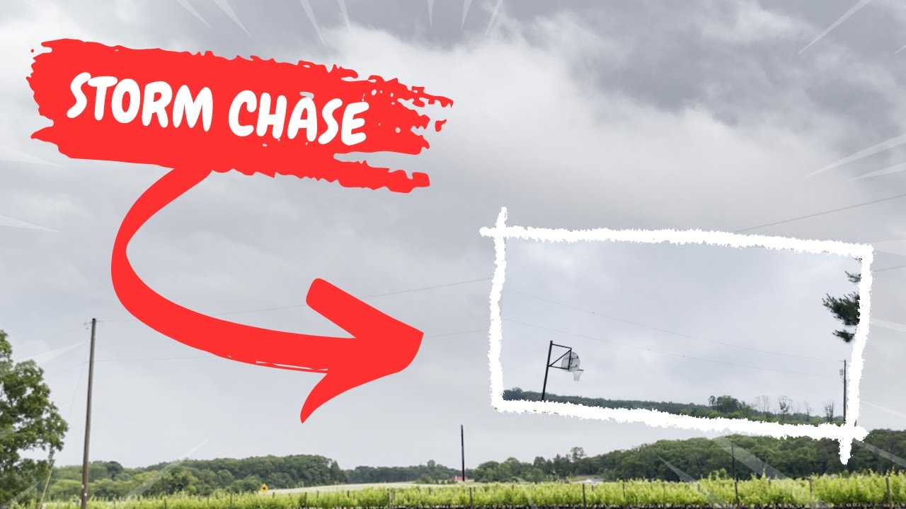 SEVERE Thunderstorm | Storm Chase | Low Visibility - YouTube