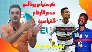 كرستيانو رونالدو يستمر في تحطيم الارقام القياسية.المنتخب الفرنسي ينتصر على الالمان بأرضهم.حسني سبورت