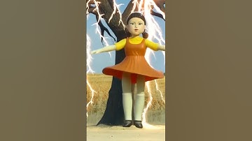 Squid game - girl doll A Ballet Twist! 🎵🦢 #squidgame #squidgame2