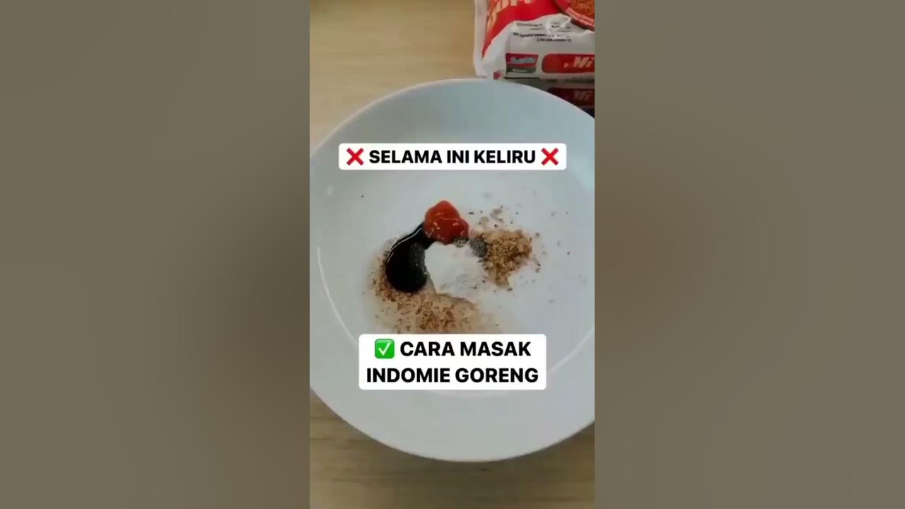 cara memasak mie goreng instan yang benar #tips #shorts #youtubeshorts #fyp
