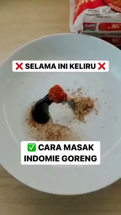 cara memasak mie goreng instan yang benar #tips #shorts #youtubeshorts #fyp