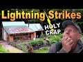 LIGHTNING STRIKES AT THE HOMESTEAD  We're OFF GRID And Still Lost Power