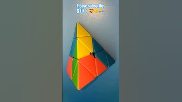 Pyraminx cube pattern -2  #viral #shors #short # Cube