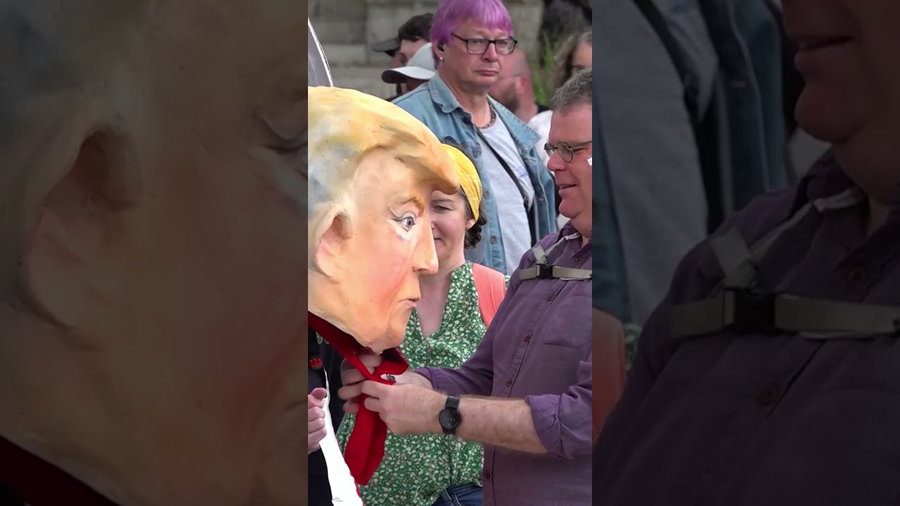 Hundreds Protest Trump S Visit To Scotland As US President Hits Golf Course