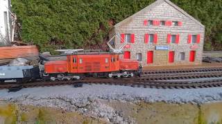 Krokodil with Calanda Party Train #LGB #Lehmangrossbahn #Gscaletrain #spurg