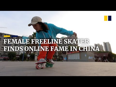 China’s top female drift skater rolls to online fame with jaw-dropping skills