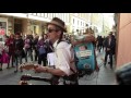 Trashman Blues　oneman band in Napoli　ワンマンバンド路上演奏　Jhonny be good