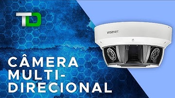Wisenet PNM-9080VQ/9081VQ Demonstração de câmera multidirecional