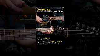 25 Minutes - Michael Learns to Rock (1993) Easy Guitar Chords Tutorial with Lyrics Part 1 SHORTS