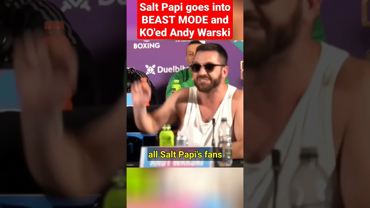 🥊SALT PAPI goes into PACQUIAO-Mode and KNOCKED OUT ANDY WARSKI!