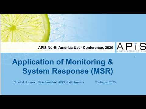 MSR - APiS NA User Conference 2020 - Analyzing MSR in the APIS IQ-Software