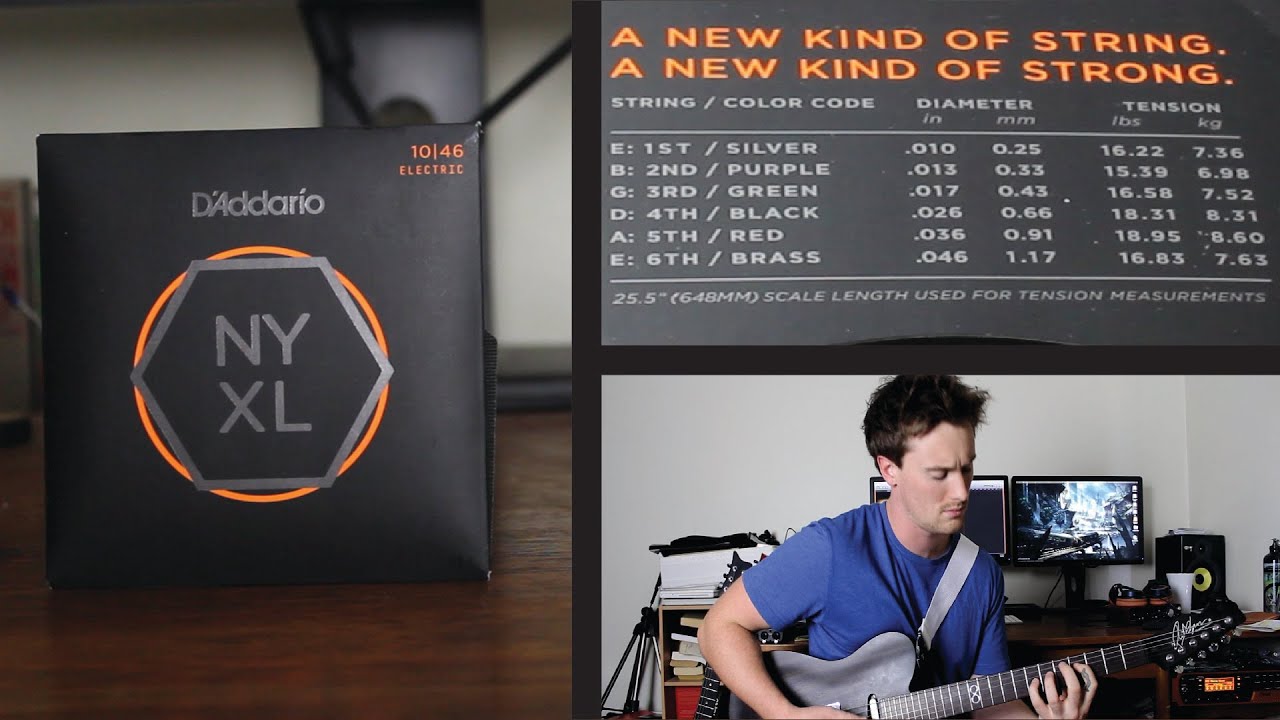 D'Addario NYXL Strings YouTube