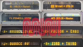 ⁴ᴷ⁶⁰ 1 Million Views Video: SF MUNI Special Route Announcements! screenshot 5