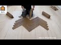 How to install herringbone wood flooring