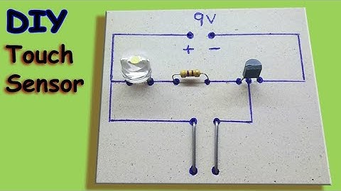 🔴 How To Make Simple Touch Sensor || School Projects || Touch Sensor Circuit Making