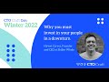Keynote: Why you must invest in your people in a downturn with Hywel Carver