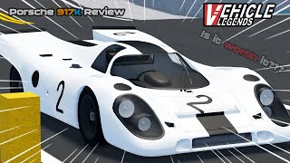 Roblox Vehicle Legends Limited Porsche 917k Review