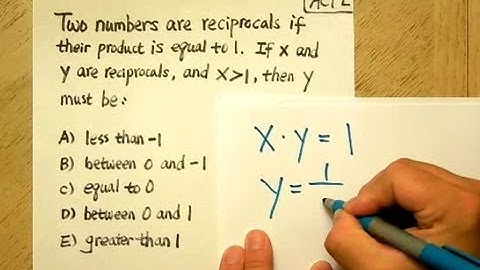 ACT Math Level 1 Question and Solution