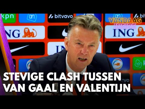 Valentijn en Van Gaal clashen op persconferentie: 'We stoppen hiermee, het is walgelijk'
