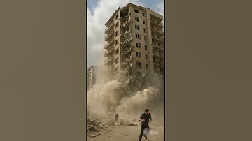 Skyscraper Collapses in Seconds | Realistic AI Disaster Simulation