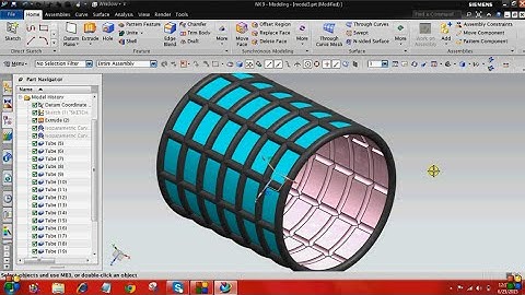 Unigraphics NX Modeling Concept Tutorial Using Derived Curves - NX 9.0