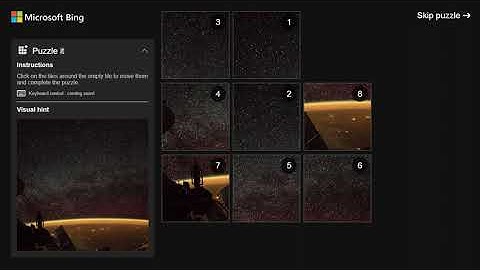 AI Solves Microsoft Bing Slide Puzzle  (ASMR)