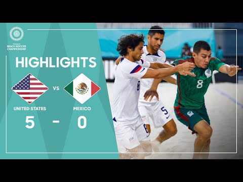 United States 5-0 Mexico | Concacaf Beach Soccer Championship