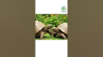 🐢🐢 สองซูคาต้าเจอกัน #funnyturtle #turtloop #animation #shorts  #loopvideo