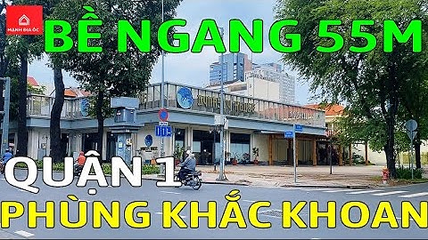Cho thuê nhà mặt tiền QUẬN 1, góc 2MT 40 PHÙNG KHẮC KHOAN & ĐIỆN BIÊN PHỦ -Mã: KK40