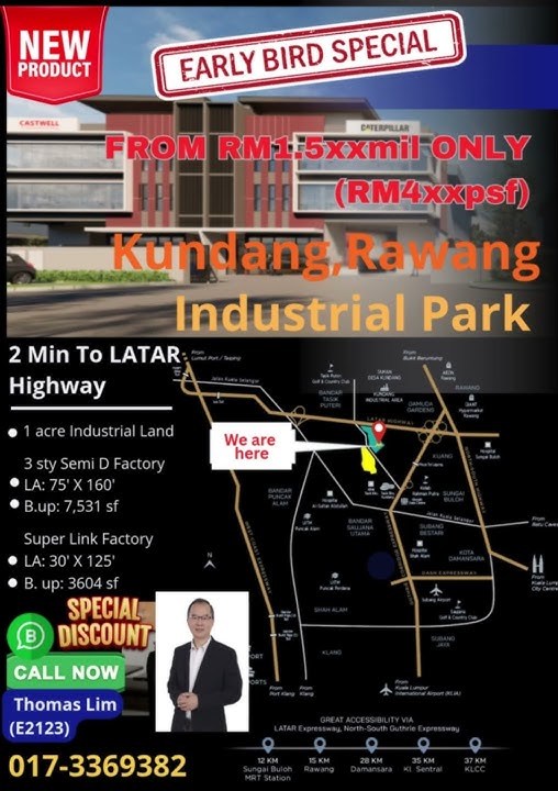 Kundang Rawang Besides Latar Highway Factory