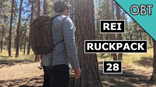 REI Ruckpack 28 Recycled Daypack Review (Lightweight Hiking and Travel Backpack) screenshot 2