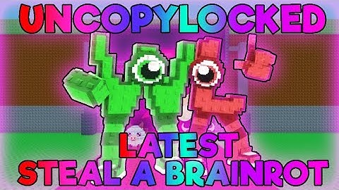 Steal A Brainrot Uncopylocked Latest | Roblox Studio (24 NOVEMBER)