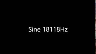 Sine 18118Hz Audio Only