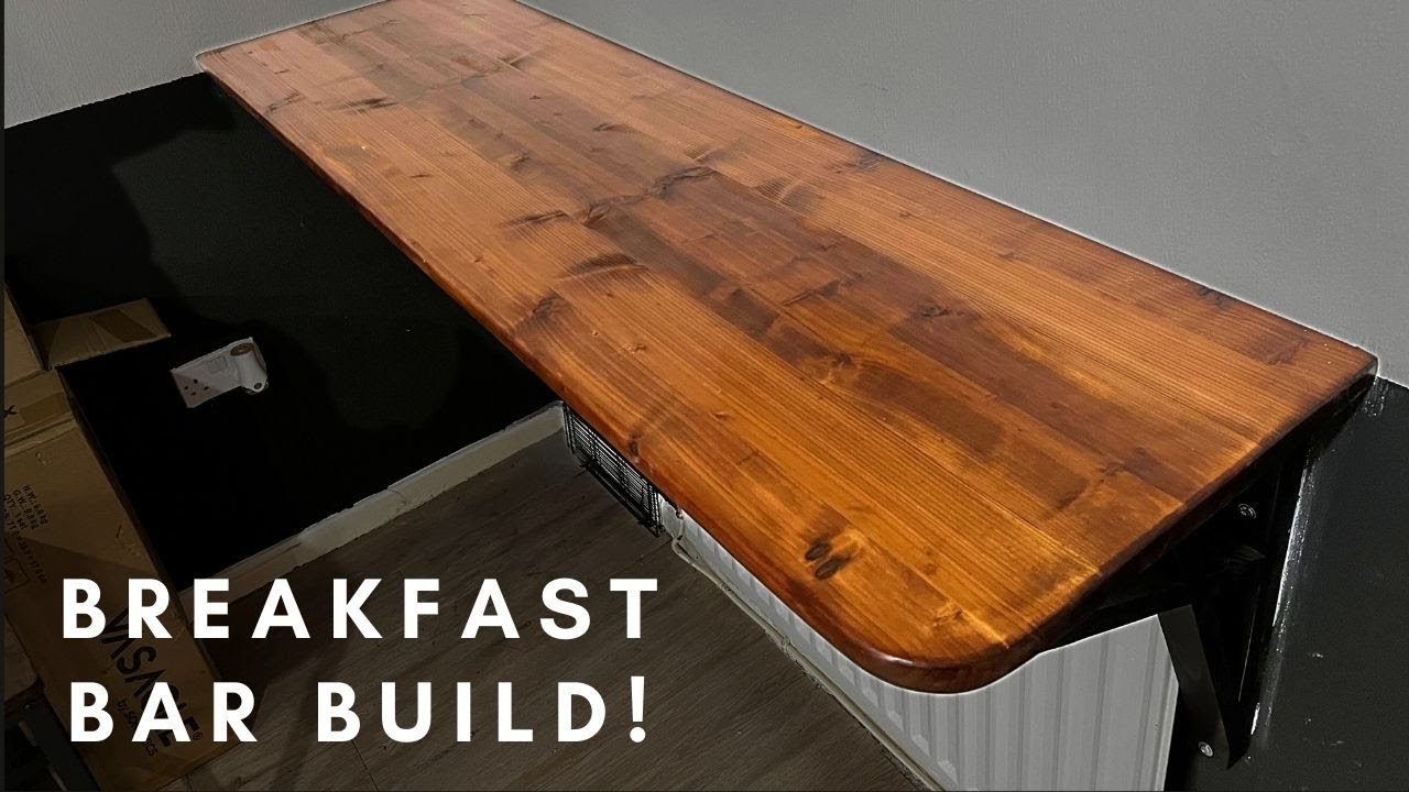 Breakfast bar made of cheap wood for profit!