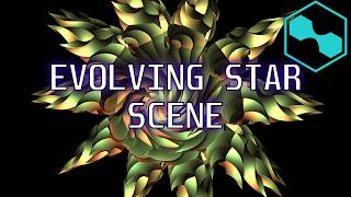Evolving Star Scene With RayTK in TouchDesigner