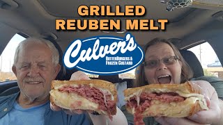 Culver's Grilled Reuben Melt Review #foodreview #fastfoodreview #culvers #fastfood #review