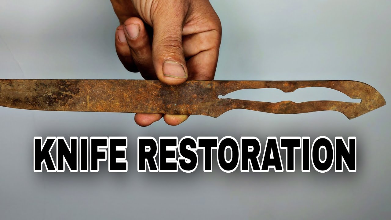 knife restoration//Rusty kitchen knife restoration YouTube