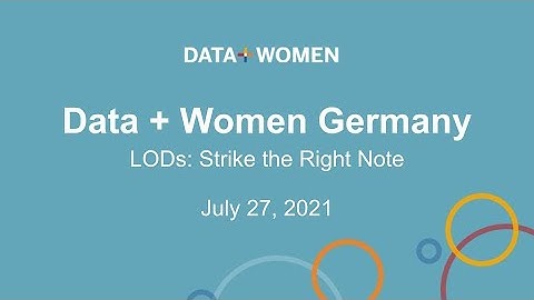 Data + Women Germany  - 27 July 2021
