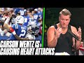 Every Play With Carson Wentz On The Field Is A Heart Attack Moment | Pat McAfee Reacts