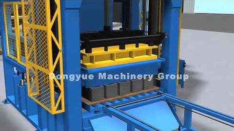 DongYue full automatic block making machine 3D Video