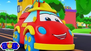 Wheels On The Firetruck, Bob The Train and Vehicle Song for Kids