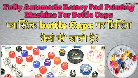 Fully Automatic Rotary Pad Printing Machine For Bottle Caps || Plastic Bottle Caps - Printing ||